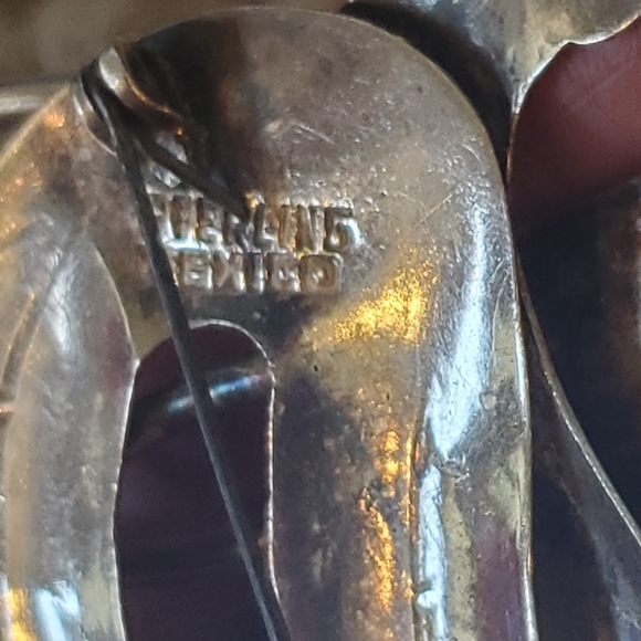 Rare Collectors Valentin Vidaurreta Early Taxco Amethyst Flower Brooch - Picture 10 of 11